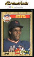 1987 Topps #603a Dwight Gooden