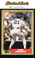 1987 Topps #74 Dan Pasqua