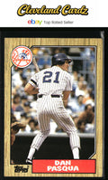 1987 Topps #74 Dan Pasqua