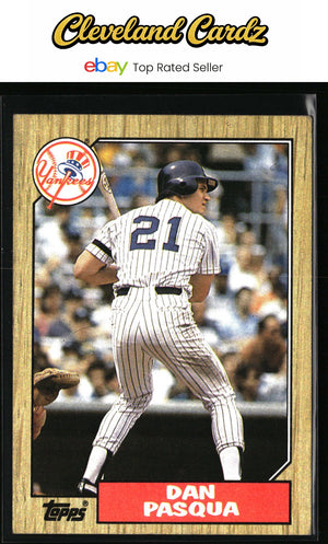 1987 Topps #74 Dan Pasqua