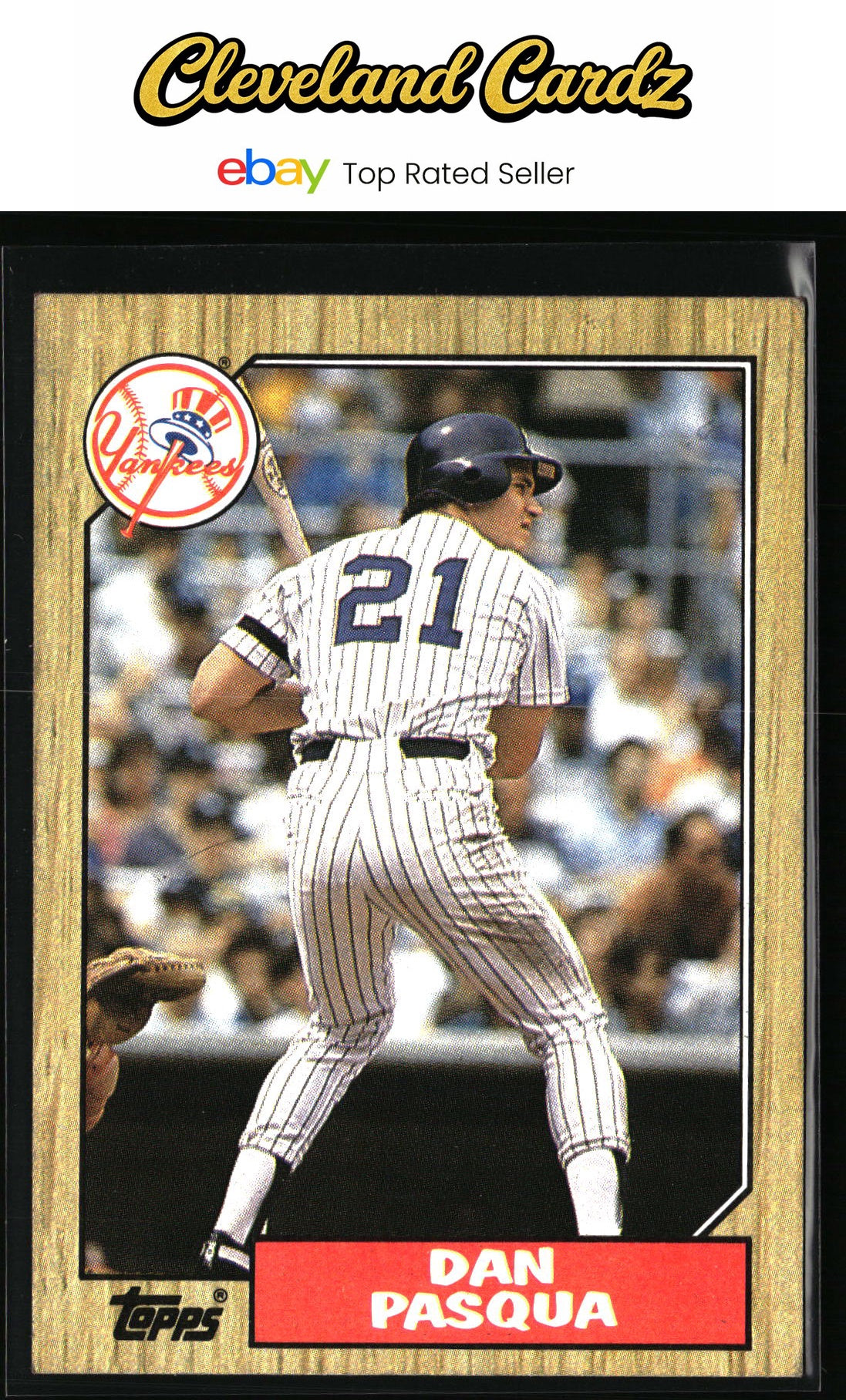 1987 Topps #74 Dan Pasqua
