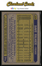 1987 Topps #324 Dave Palmer
