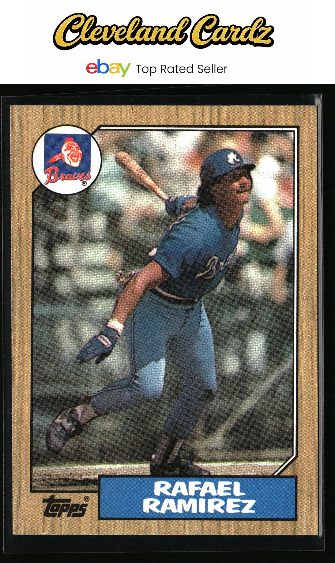 1987 Topps #76 Rafael Ramirez
