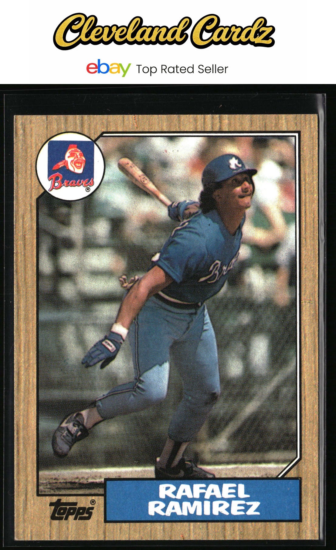 1987 Topps #76 Rafael Ramirez