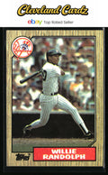 1987 Topps #701 Willie Randolph