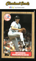 1987 Topps #555 Dennis Rasmussen