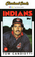 1986 Topps Traded #18T Tom Candiotti
