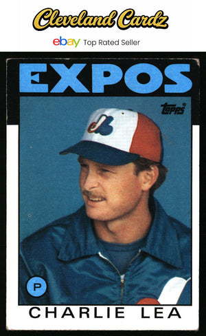 1986 Topps #526 Charlie Lea