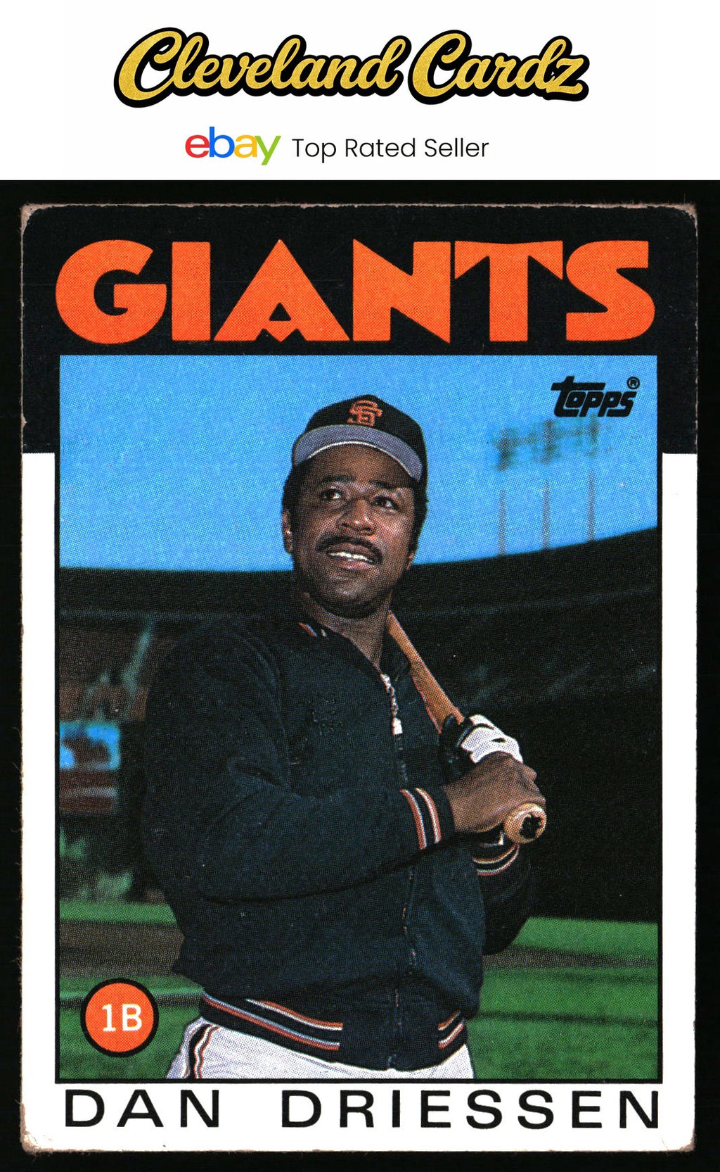 1986 Topps #65 Dan Driessen