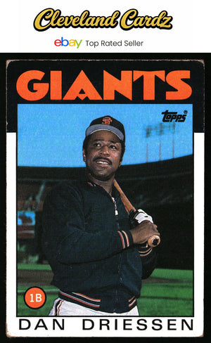 1986 Topps #65 Dan Driessen