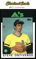 1986 Topps #507 Steve Ontiveros RC