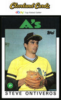 1986 Topps #507 Steve Ontiveros RC