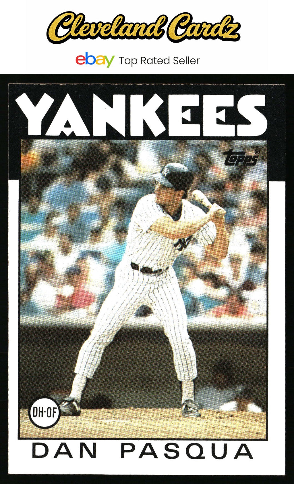 1986 Topps #259 Dan Pasqua
