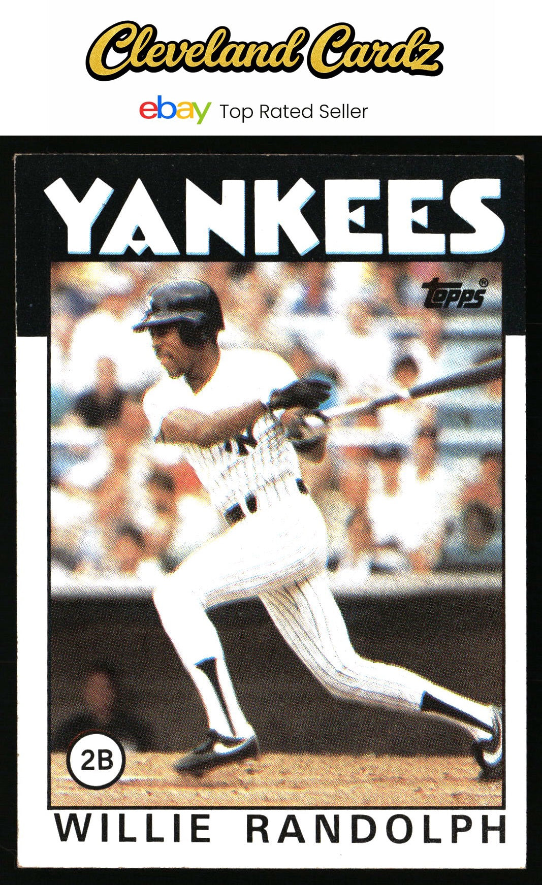 1986 Topps #455 Willie Randolph