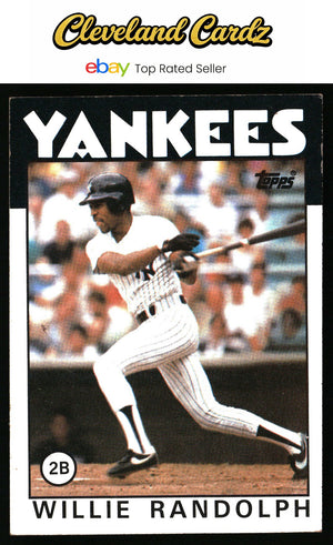 1986 Topps #455 Willie Randolph