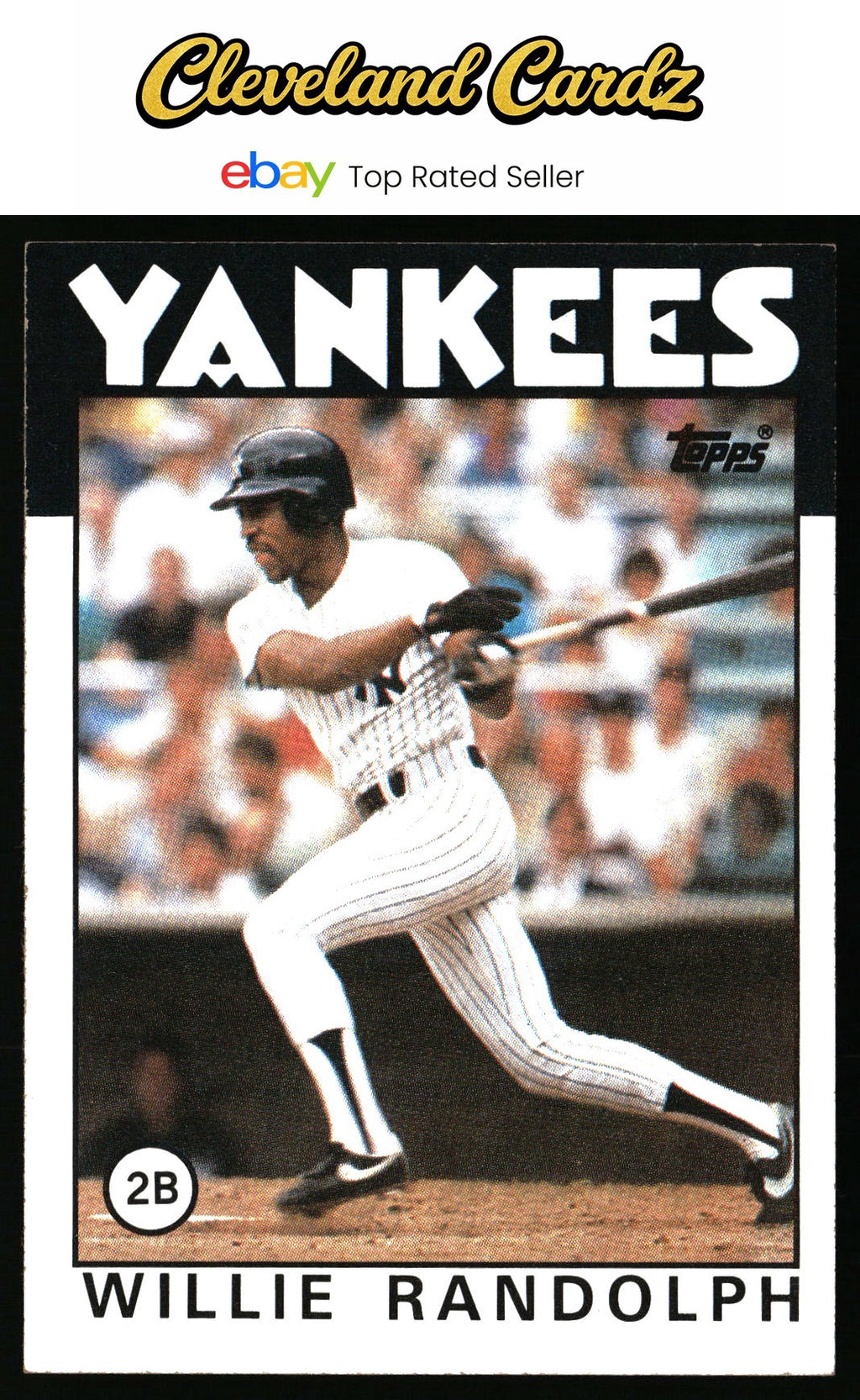 1986 Topps #455 Willie Randolph