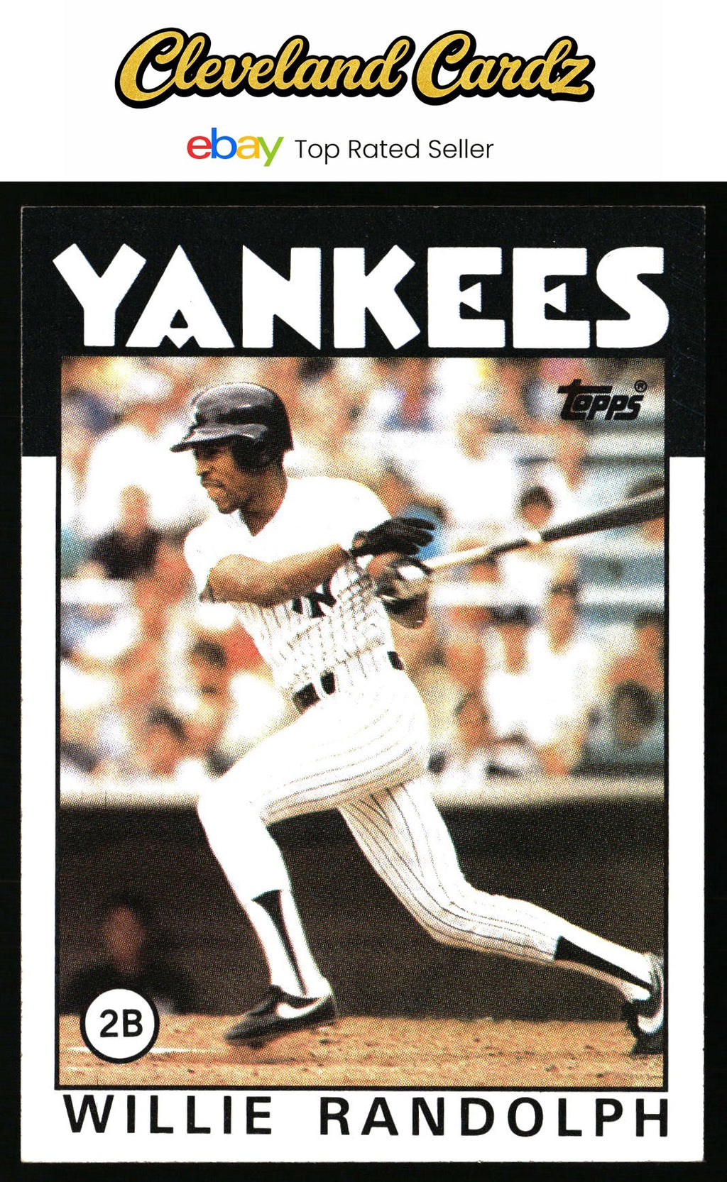 1986 Topps #455 Willie Randolph