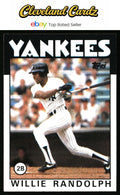 1986 Topps #455 Willie Randolph