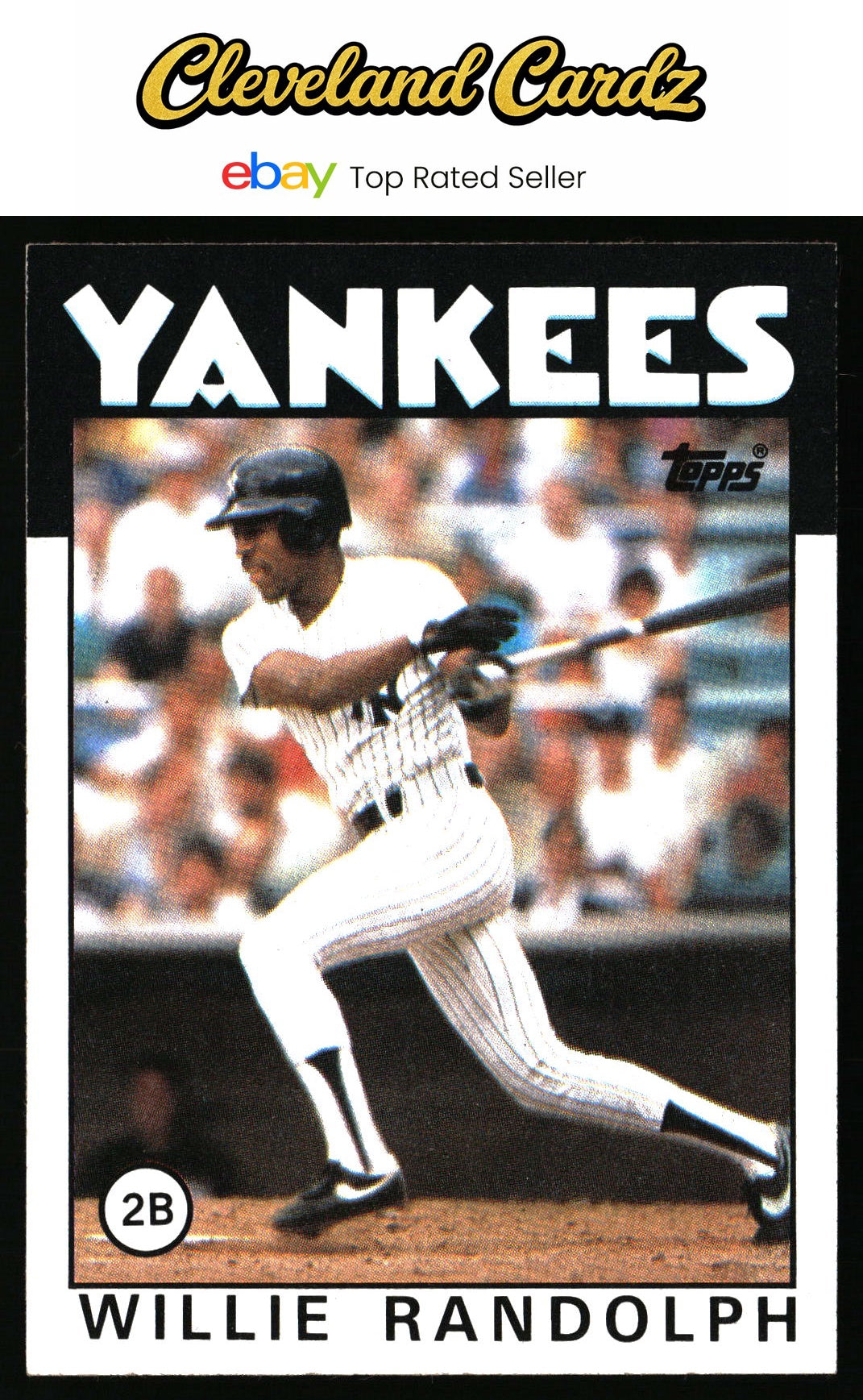 1986 Topps #455 Willie Randolph