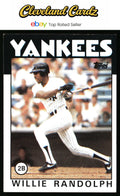 1986 Topps #455 Willie Randolph