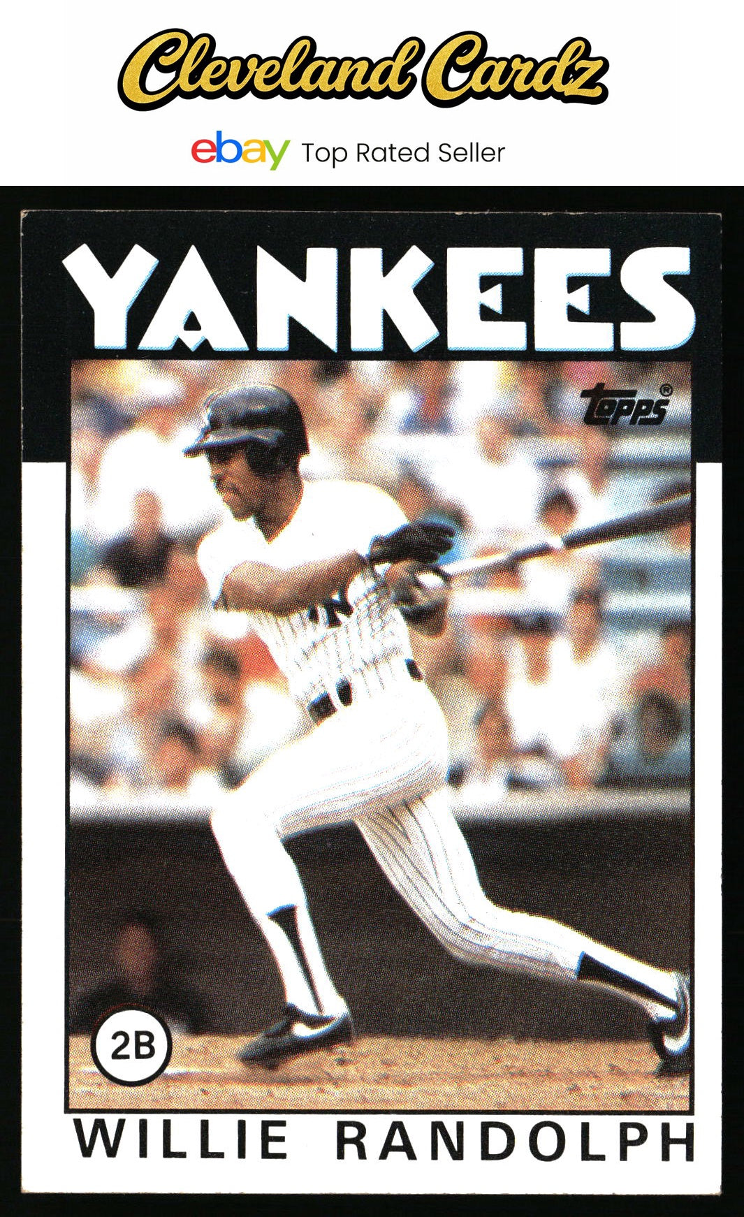1986 Topps #455 Willie Randolph