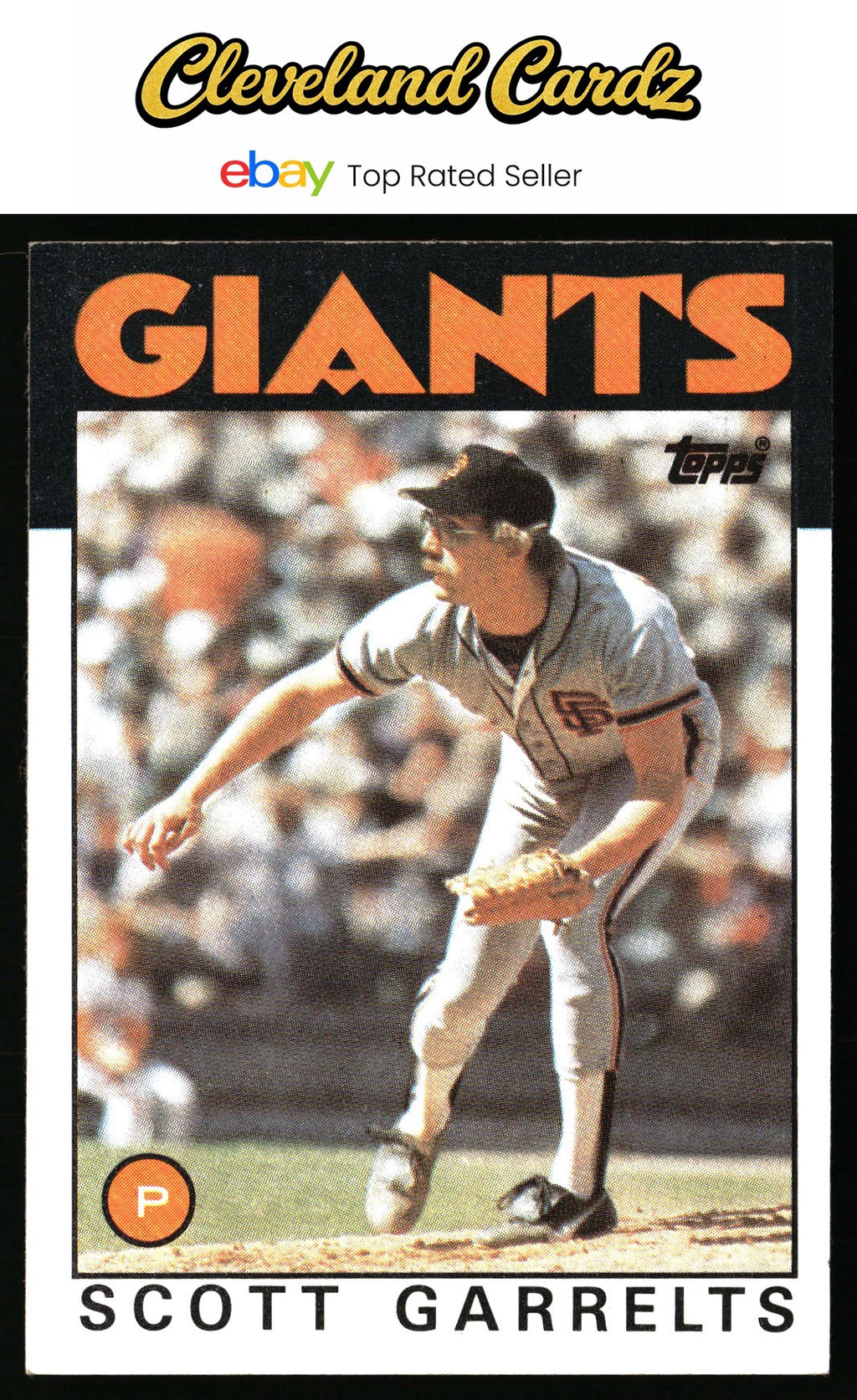 1986 Topps #395 Scott Garrelts