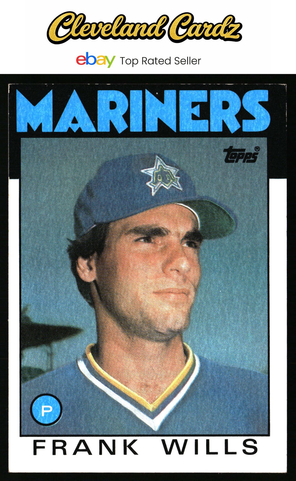 1986 Topps #419 Frank Wills RC