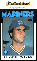 1986 Topps #419 Frank Wills RC