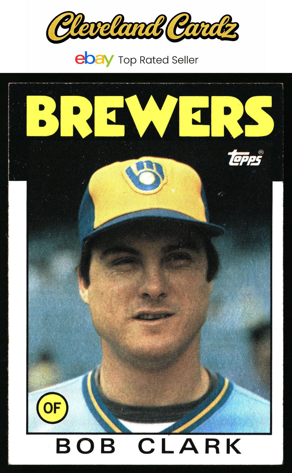 1986 Topps #452 Bob Clark