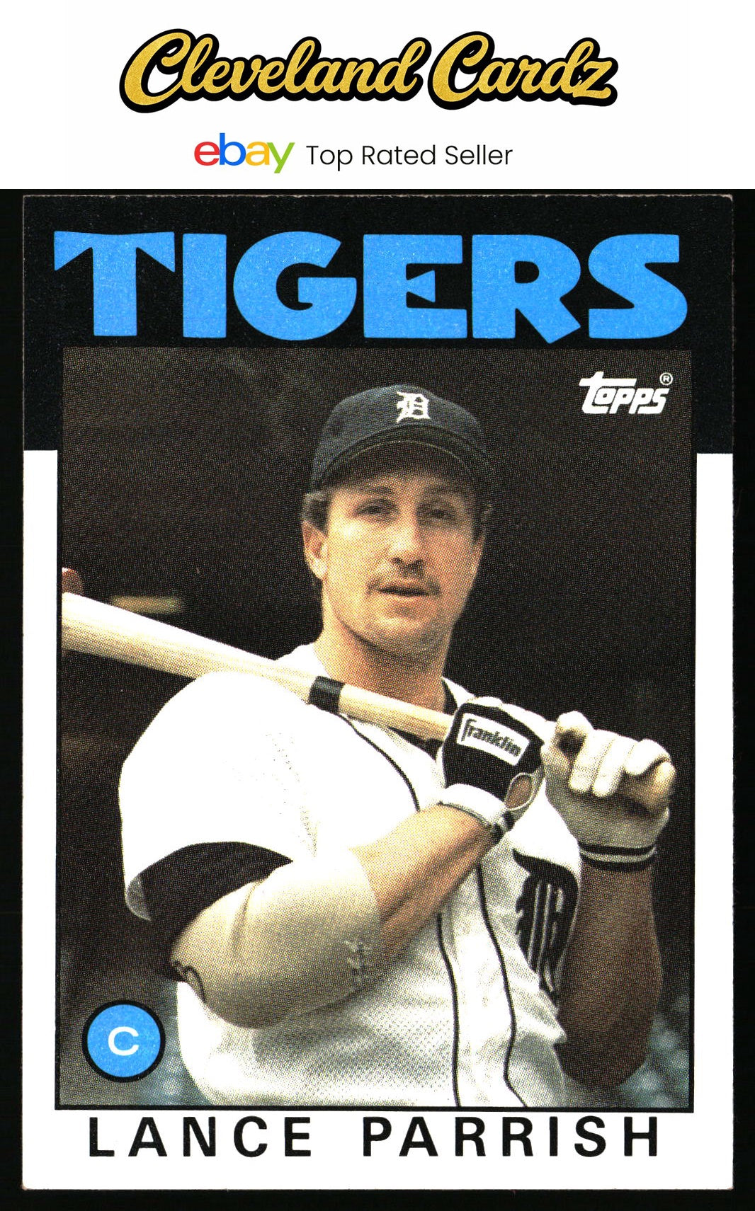 1986 Topps #740 Lance Parrish