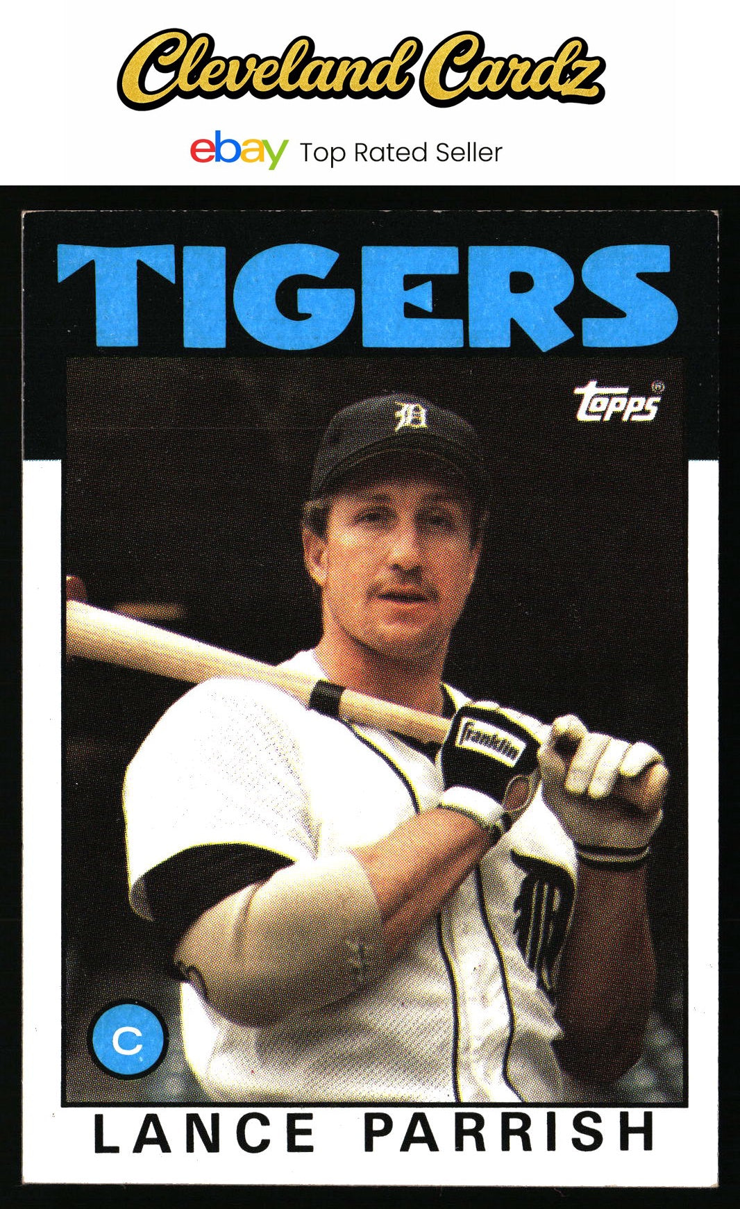 1986 Topps #740 Lance Parrish