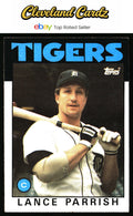 1986 Topps #740 Lance Parrish