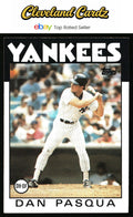 1986 Topps #259 Dan Pasqua