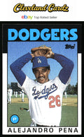 1986 Topps #665 Alejandro Pena