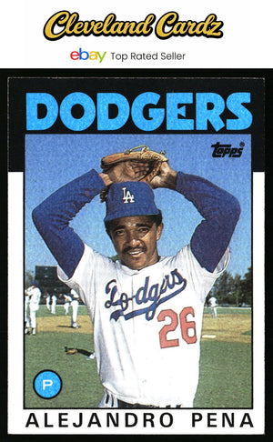 1986 Topps #665 Alejandro Pena