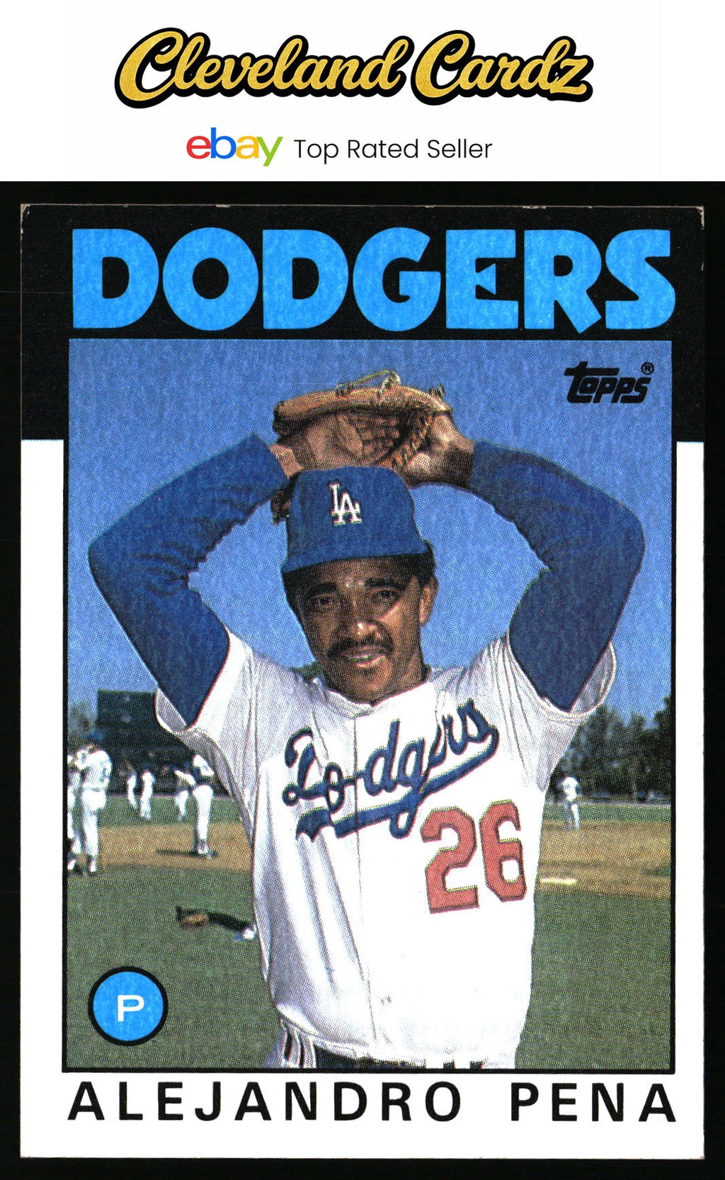 1986 Topps #665 Alejandro Pena