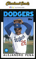 1986 Topps #665 Alejandro Pena