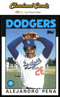 1986 Topps #665 Alejandro Pena