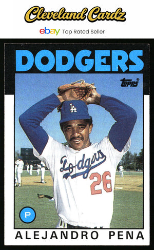1986 Topps #665 Alejandro Pena