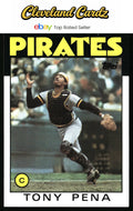 1986 Topps #260 Tony Pena