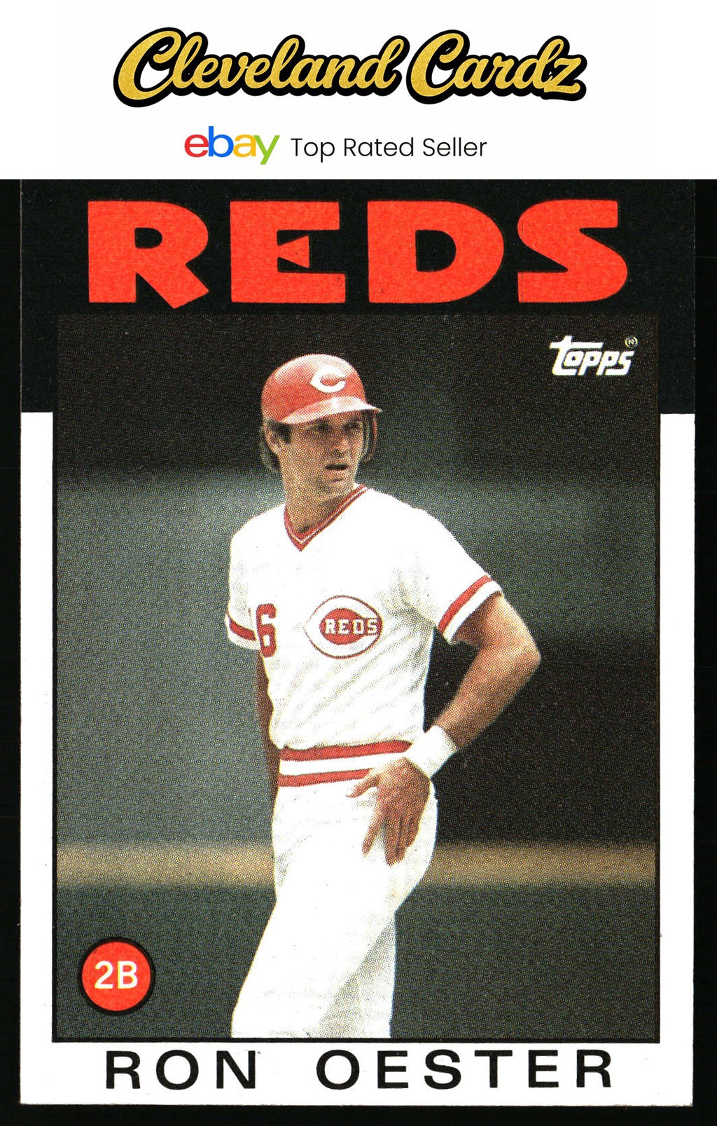 1986 Topps #627 Ron Oester