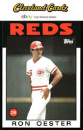 1986 Topps #627 Ron Oester