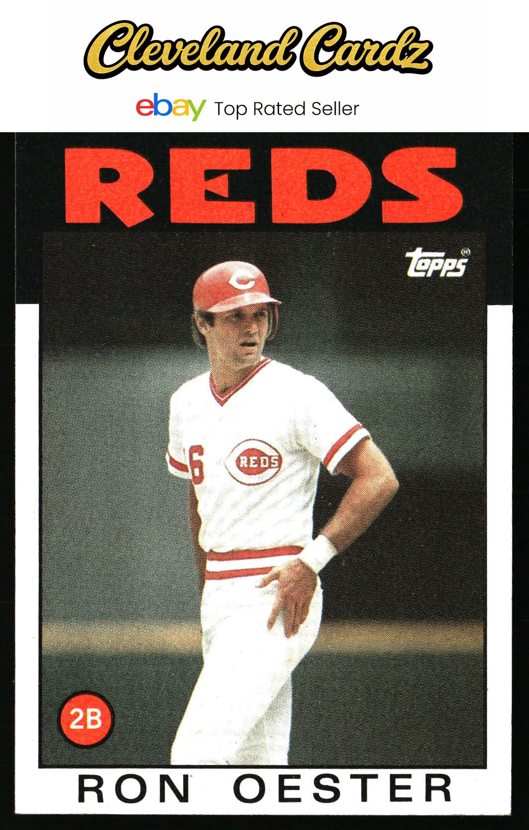 1986 Topps #627 Ron Oester