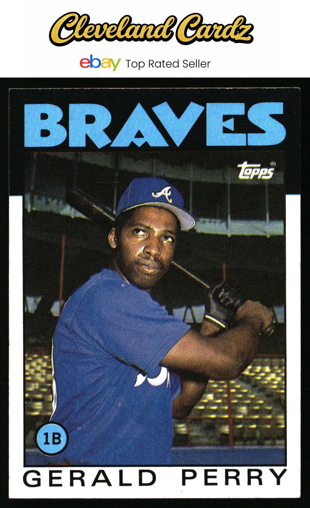 1986 Topps #557 Gerald Perry