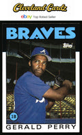 1986 Topps #557 Gerald Perry