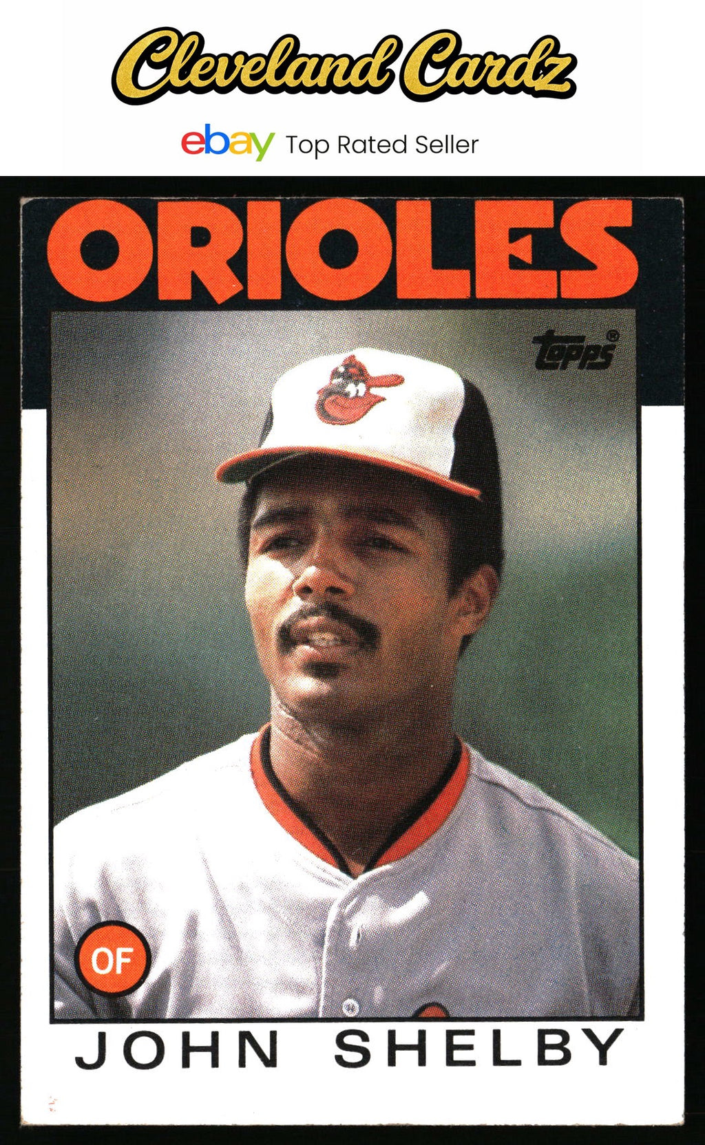 1986 Topps #309 John Shelby