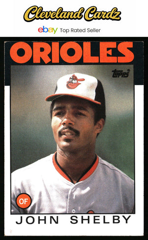 1986 Topps #309 John Shelby