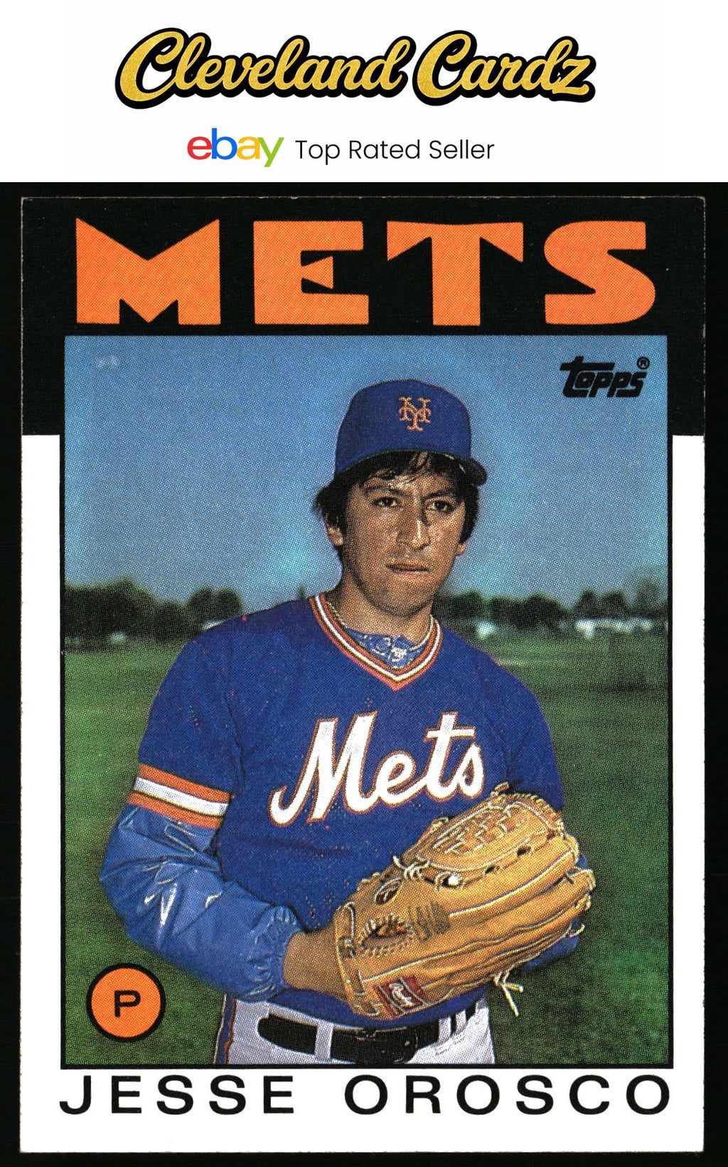 1986 Topps #465 Jesse Orosco