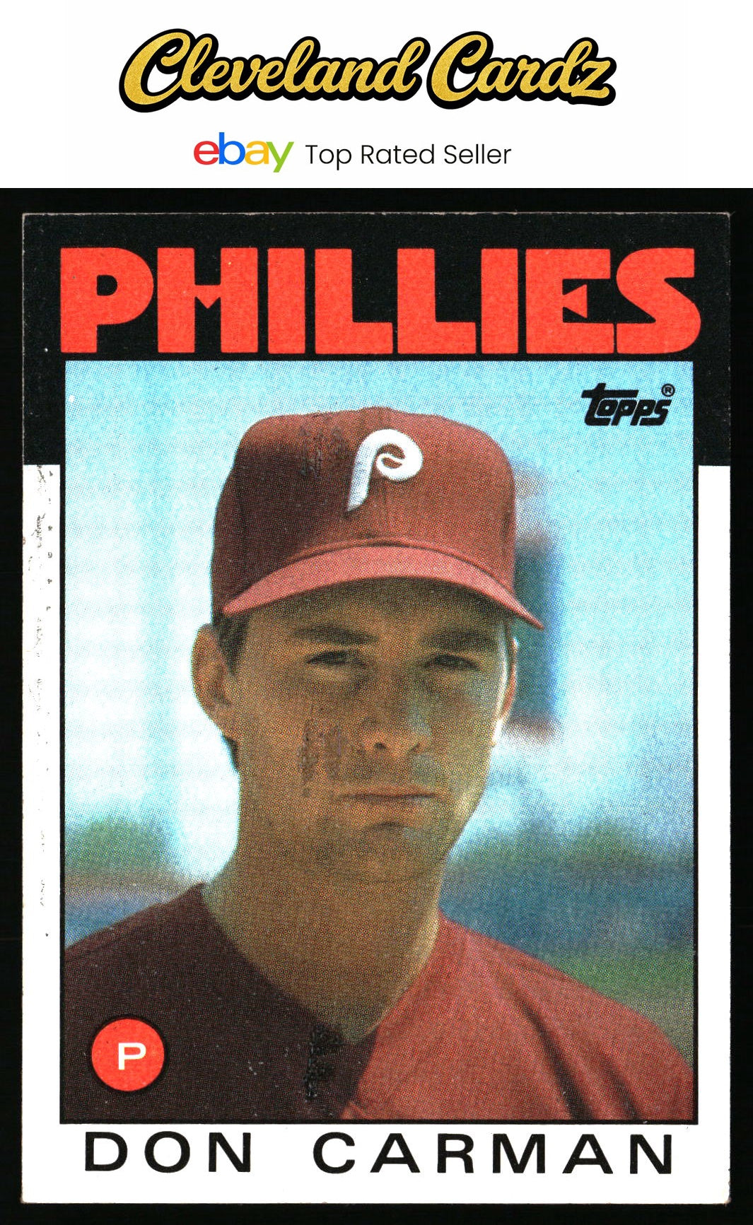 1986 Topps #532 Don Carman RC