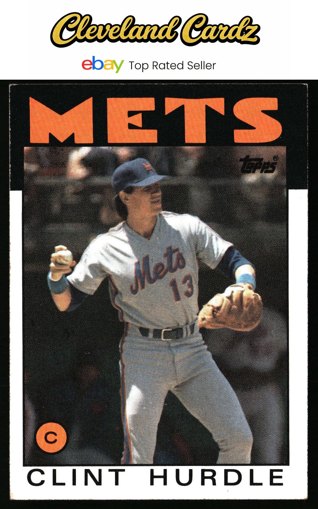 1986 Topps #438 Clint Hurdle